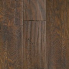 American Hardwood 3/4 x 5" Oak Handscraped Solid - Oak Midnight