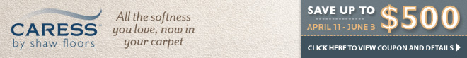 Shaw Flooring Caress Carpet Coupon Special