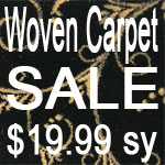 Woven Carpet Sale